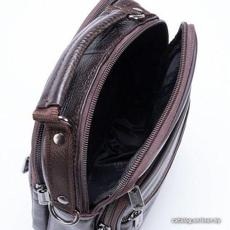 Женские и мужские сумки Poshete 252-8301-DBW (коричневый) [252-8301-DBW]