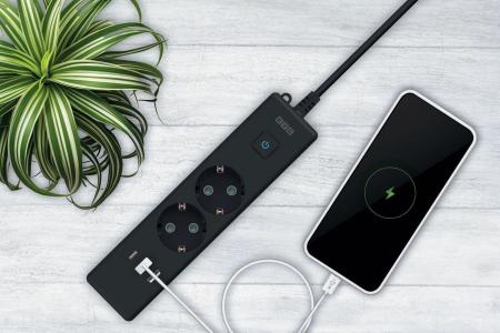 Стабилизаторы, сетевые фильтры, удлинители Power Cube PC-1B-2M
