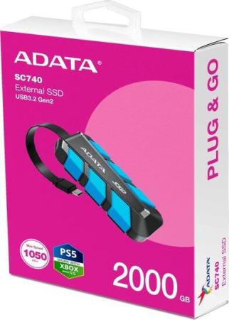 Внешние накопители ADATA SC740 2TB SC740-2000G-CBU [SC740-2000G-CBU, 4711085949875]