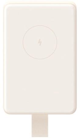 Портативные зарядные устройства Xiaomi Magnetic Power Bank WPB0620MI 6000mAh (бежевый, международная версия) [BHR9074GL]