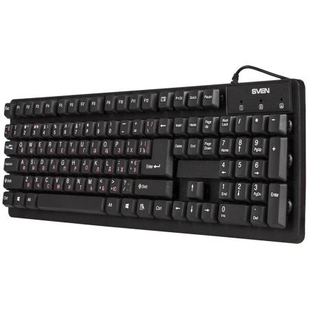 Клавиатуры SVEN Standard 301 USB (черный)