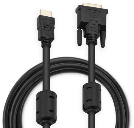 Кабели, адаптеры, разветвители Buro HDMI-19M-DVI-D-5M