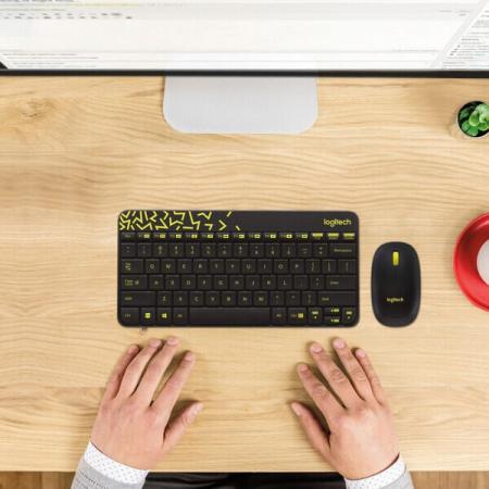 Наборы периферии Logitech MK240 Nano 920-008198 (черный) [920-008198]