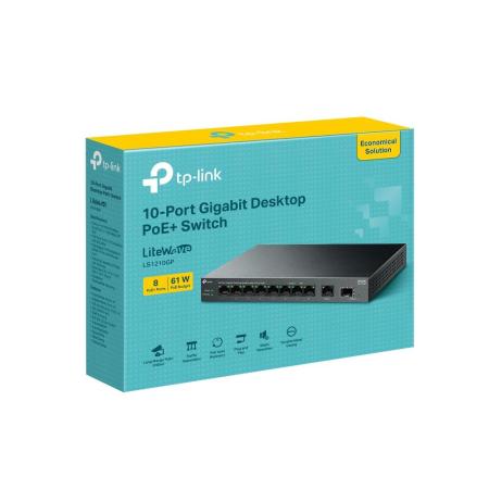 Коммутаторы TP-Link LiteWave LS1210GP V1 [LS1210GP]