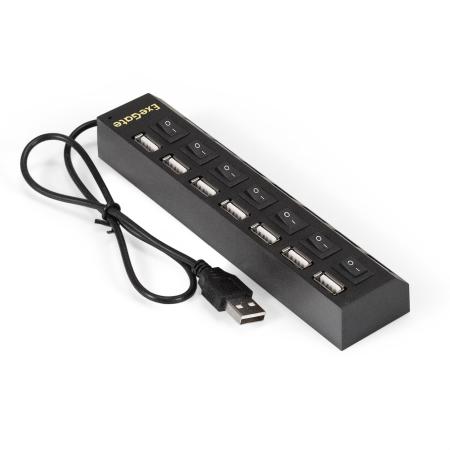 USB-хабы и док-станции ExeGate DUB-72SW EX293978RUS [EX293978RUS]