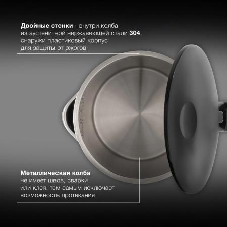 Электрочайники и термопоты Hyundai HYK-S4017 (черный) [HYK-S4017, 4630143150377]