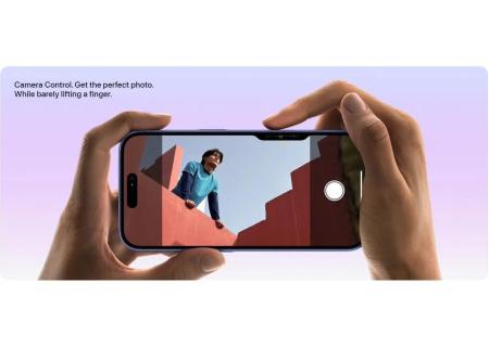 Мобильные телефоны Apple iPhone 16 128GB (черный) [MYE73HN/A]