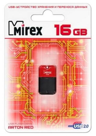 USB Flash Mirex ARTON RED 16GB (13600-FMUART16) [13600-FMUART16]