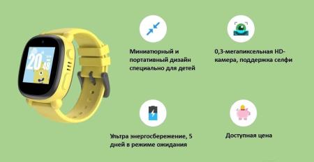 Умные часы и браслеты Inoi Kids Watch Lite (красный)