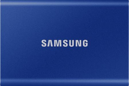 Внешние накопители Samsung T7 2TB (синий) [MU-PC2T0H/WW]