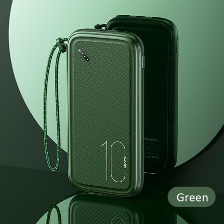Портативные зарядные устройства Usams US-CD150 PB56 10000mAh (зеленый)