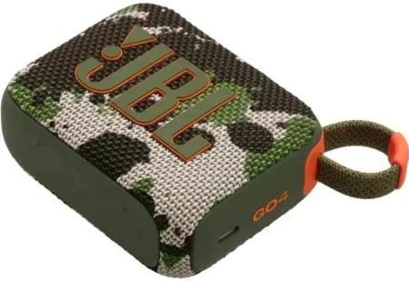 Беспроводные и портативные колонки JBL Go 4 (камуфляж) [JBLGO4SQUAD, 1200130009488]