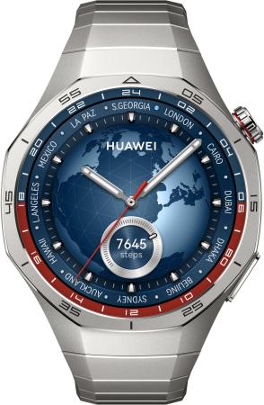 Умные часы и браслеты Huawei Watch GT 5 Pro 46 мм (титан) [55020DGG, 6942103131455]