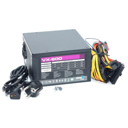 Блоки питания AeroCool VX-600 Plus RGB Блоки питания AeroCool VX-600 Plus RGB