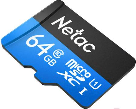 Карты памяти Netac P500 Standard 64GB NT02P500STN-064G-S [NT02P500STN-064G-S]