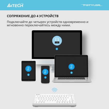 Клавиатуры A4Tech Fstyler FBK11 (белый)