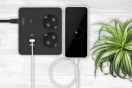 Стабилизаторы, сетевые фильтры, удлинители Power Cube PC-1B-2M