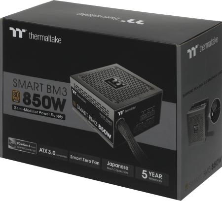 Блоки питания Thermaltake Smart BM3 Bronze 850W PS-SPD-0850MNFABE-3 [PS-SPD-0850MNFABE-3]