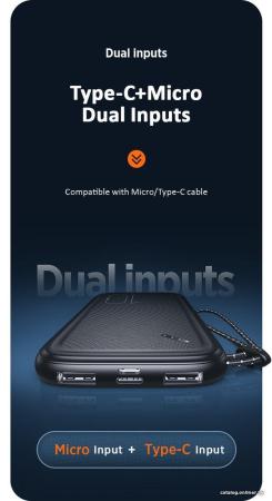 Портативные зарядные устройства Usams US-CD150 PB56 10000mAh (черный) [10KCD15001]