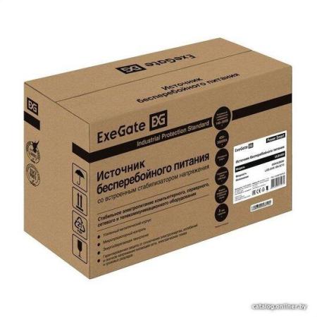 Источники бесперебойного питания ExeGate Power Smart ULB-650.LCD.AVR.1SH.2C13 EX292769RUS [EX292769RUS]