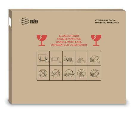 Офисные доски, флипчарты CACTUS CS-GBD-65x100-BK