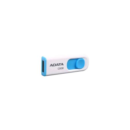 USB Flash ADATA C008 White+Blue 64 Гб (AC008-64G-RWE)