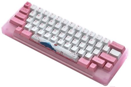 Клавиатуры Akko ACR 59 Acrylic Tokyo (Akko CS Jelly Pink) [1745899]