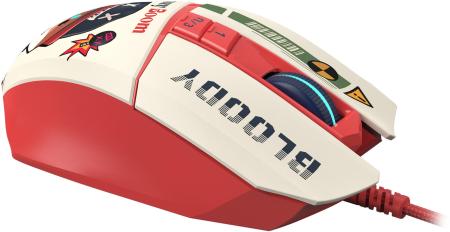 Мыши A4Tech Bloody W63 Max Proxy Boom (бежевый/красный)