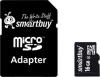 Карты памяти SmartBuy microSDHC (Class 10) 16 Гб + SD адаптер (SB16GBSDCL10-01)