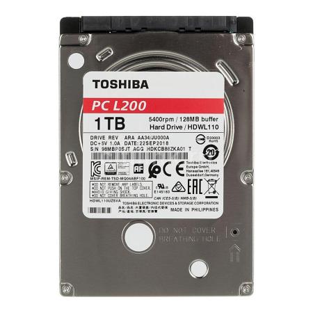 Жесткие диски Toshiba L200 1TB HDWL110UZSVA [HDWL110UZSVA]
