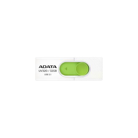 USB Flash ADATA UV320 32GB (белый/зеленый) [AUV320-32G-RWHGN]