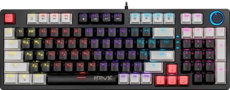 Клавиатуры Defender Hawk GK-418 (черный, Outemu Brown) [45419]