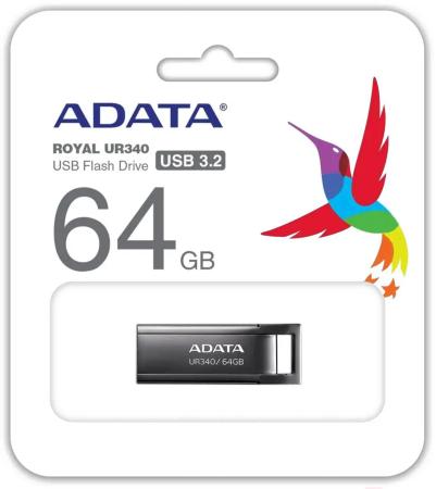 USB Flash ADATA UR340 64GB [AROY-UR340-64GBK]