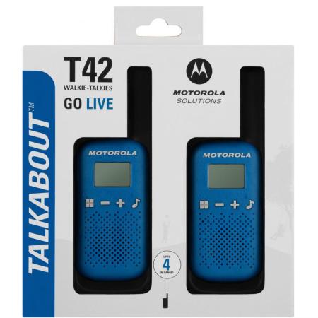 Портативные радиостанции Motorola Talkabout T42 (синий)
