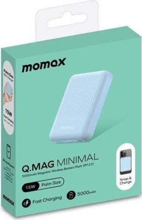 Портативные зарядные устройства Momax Q.MAG Minimal IP122 5000mAh (голубой) [IP122B]