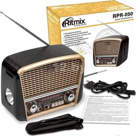 Радиоприемники Ritmix RPR-050 (золотой) [RPR-050 Gold]