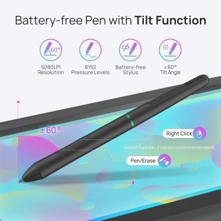 Графические планшеты Parblo Coast 12 Pro Gen2 (черный)