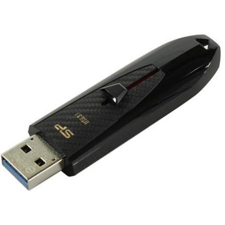 USB Flash Silicon-Power Blaze B25 64GB (черный) [SP064GBUF3B25V1K, 4712702657777]