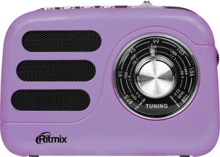 Радиоприемники Ritmix RPR-033 (лавандовый)