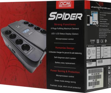 Источники бесперебойного питания Powercom Spider SPD-1000N