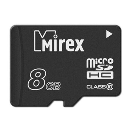 Карты памяти Mirex microSDHC (Class 10) 8GB (13612-MC10SD08) [13612-MC10SD08]