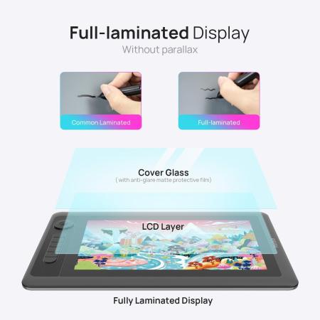 Графические планшеты Parblo Coast 12 Pro Gen2 (черный)