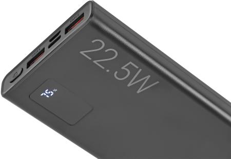 Портативные зарядные устройства Digma DGPF10A 10000mAh (черный) [DGPF10A22PBK, 1928758]
