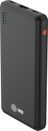 Портативные зарядные устройства CACTUS CS-PBFSAA-10000 10000mAh (черный) [CS-PBFSAA-10000, 4670089336183]