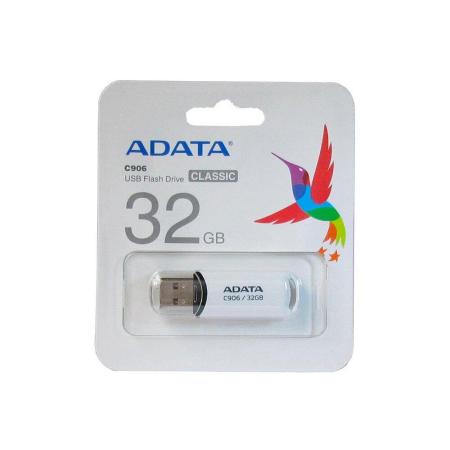 USB Flash ADATA C906 32 Гб White (AC906-32G-RWH)