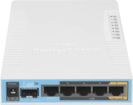 Беспроводные маршрутизаторы Mikrotik hAP ac [RB962UiGS-5HacT2HnT] [RB962UiGS-5HacT2HnT]