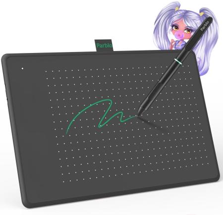 Графические планшеты Parblo Ninos N10B (черный)