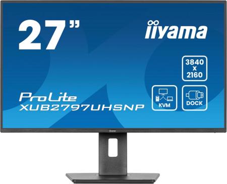 Мониторы iiyama ProLite XUB2797UHSNP-B1 [XUB2797UHSNP-B1, 4948570123810]