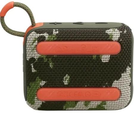 Беспроводные и портативные колонки JBL Go 4 (камуфляж) [JBLGO4SQUAD, 1200130009488]