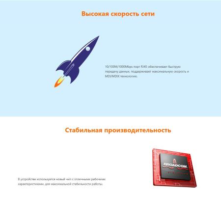 Кабели, адаптеры, разветвители Tenda POE30G-AT
